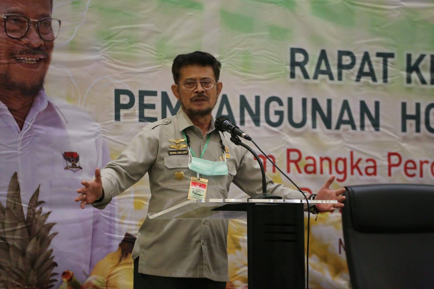 Buka Rakernas Pembangunan Hortikultura Mentan Syl Tahun Ini