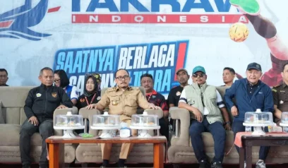 Diikuti Enam Provinsi, Gubernur Sulbar Buka Liga Sepak Takraw Indonesia