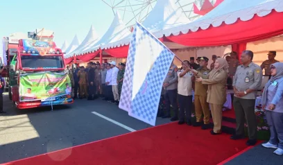 Gubernur Andi Sudirman Lepas Bantuan Pertanian Rp323 Miliar untuk 24 Kabupaten Kota di Sulsel