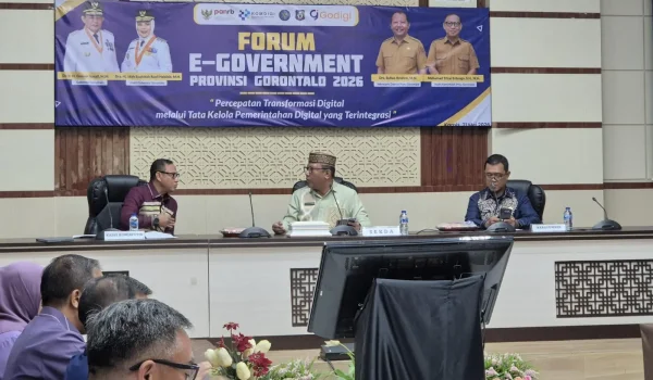 Diskominfotik Gorontalo Gelar Forum e-Goverment Perkuat Transformasi Digital  
