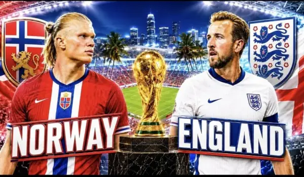 Haaland dan Kane bertarung demi semifinal, panas ekstrem Miami siap menguji ketangguhan Noregia dan Inggris. (Ilustrasi:ChatGPT).