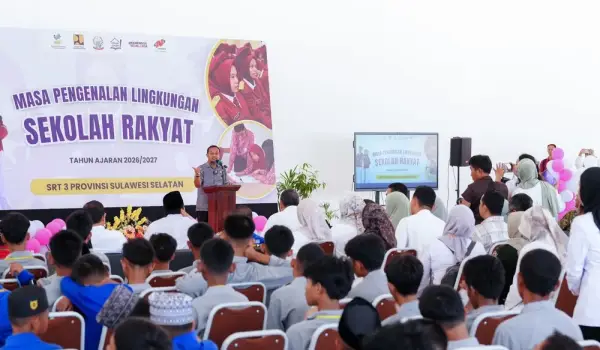 Gubernur Andi Sudirman Resmi Buka MPLS Sekolah Rakyat Terintegrasi 3 Sulsel, 270 Siswa Siap Wujudkan Mimpi