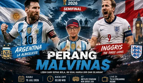 Bara Malvinas, Debut Messi Kontra Inggris, dan Ambisi "Back-to-Back" Juara Piala Dunia