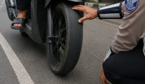 Soal Denda Tilang Rp250 Ribu Kalau Ban Motor Gundul, Ini Kata Korlantas Polri
