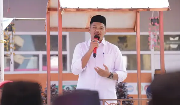 Bupati Bantaeng, Muh. Fathul Fauzy Nurdin, menghadiri Pelantikan Pimpinan Cabang Muhammadiyah (PCM) Kecamatan Uluere, Sabtu (25/7).