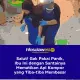 Salut! Gak Pakai Panik, Ibu Ini dengan Santainya Mematikan Api Kompor yang Tiba-tiba Membesar