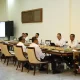 Gubernur Gorontalo Gusnar Ismail bersama Kepala Dinas Pangan dan Hortikultura Provinsi Gorontalo saat menemui Menteri Pertanian RI Andi Amran Sulaiman di Jakarta.