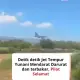 Detik detik Jet Tempur Yunani Mendarat Darurat dan Terbakar, Pilot Selamat