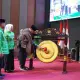 Gubernur Gusnar Ismail saat membuka Musyawarah Kerja Wilayah (Mukerwil) I DPW PPP di Azalea Convention Center, Minggu (12/7/2026).