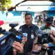 Inspektur Provinsi Sulawesi Selatan, Marwan Mas, saat pelaksanaan penertiban aset di kawasan Stadion Mattoanging, Rabu (15/7/2026).