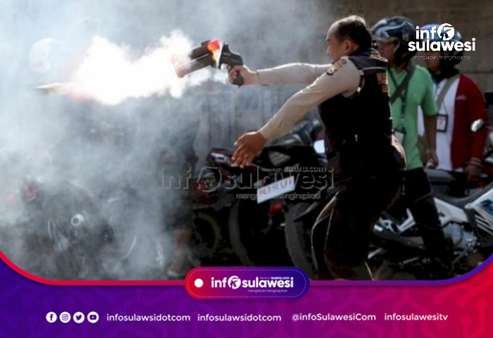 Pakai Senjata Pelontar Gas Air Mata, Polisi di Gorontalo Ditembak Rekan Sendiri