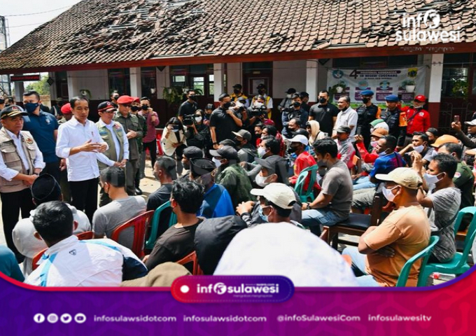Presiden Jokowi Tinjau Kecamatan Cugenang, Cianjur yang Terdampak Gempa Terparah