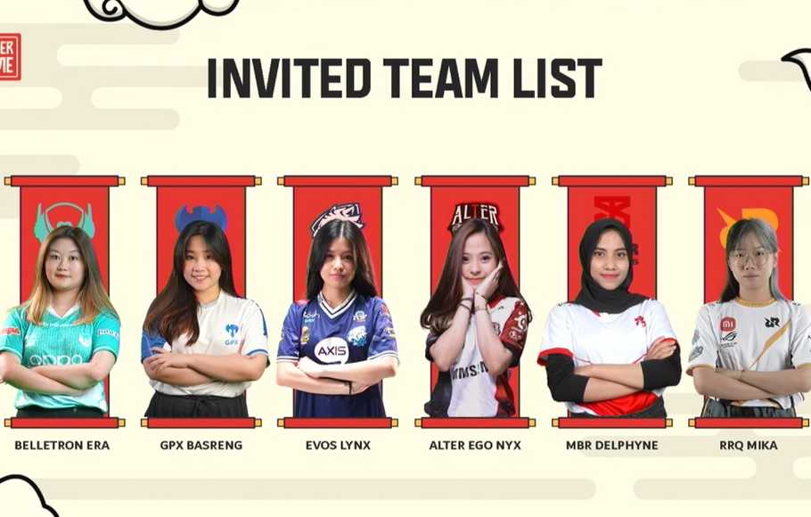 Tim Esports Perempuan Terbaik Indonesia Siap Bertarung di Ladies Series Season 2