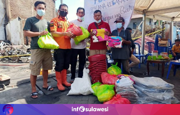 Kebakaran di Antang, Makassar Gubernur Andi Sudirman Kirim Bantuan