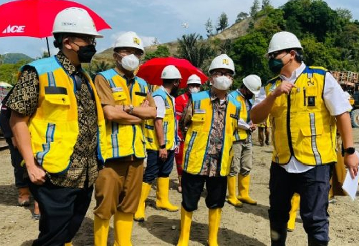 Kunker ke Pembangunan Bendungan Bolango Ulu Gorontalo, Stafsus Wapres Sukriansyah Harap Pembangunan Dipercepat