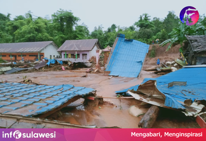 Masyarakat Terdampak Banjir Lumpur Tiga Desa di Konawe Utara, Sultra Terima Bantuan