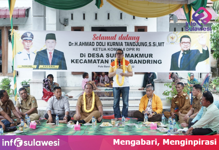 Wakil Bupati Asahan Dampingi Ketua Komisi II DPR RI silaturrahmi dengan Masyarakat Desa Suka Makmur Kecamatan Pulo Bandring