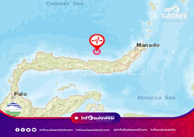 BMKG: Gempa Magnitudo 5,4 Guncang Bolmut Sulawesi Utara