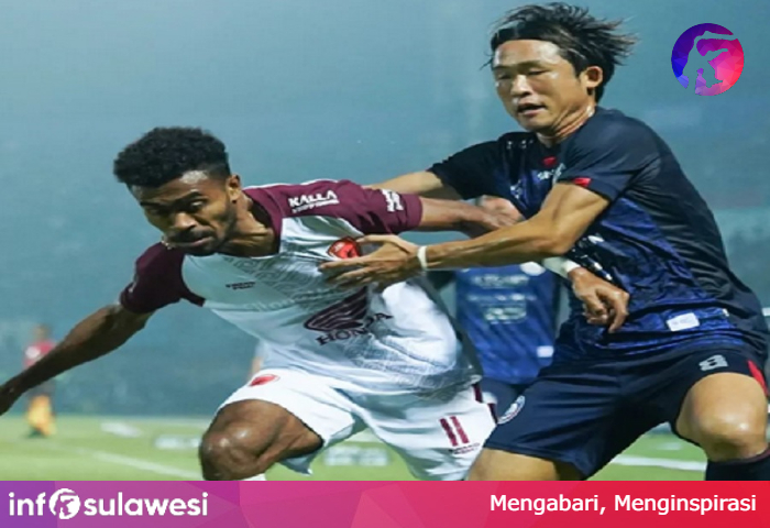 Kalahkan Arema FC 1-0, PSM Teratas Klasemen Sementara Grup D Piala Presiden
