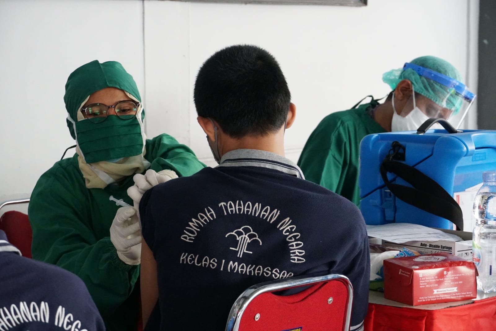 Rutan Makassar Gunakan Vaksin Sinovac, 800 Warga Binaan Jalani Vaksinasi