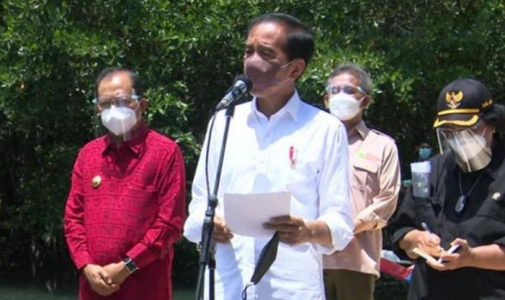 Soal Rehabilitasi Mangrove, Jokowi: Contoh Bali