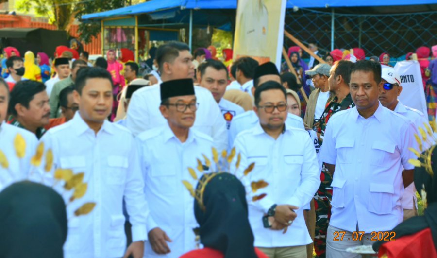 Andi Ilham Nadjamuddin Hadir Dalam Apel Akbar Kader Gerindra Se-Sulawesi Selatan 