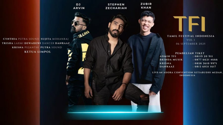 Kembalinya Cynthia Putra Sound dan Hadirnya Ketua Limpol di Tamil Festival Indonesia 2025